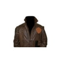 thumbnail image 3 of Men’s Galaxy Guardians Custom Brown Genuine Leather Long Coat SouthBeachLeather, 3 of 6