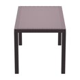 thumbnail image 5 of Compamia Orlando 55" Wickerlook Patio Dining Table in Brown, 5 of 6