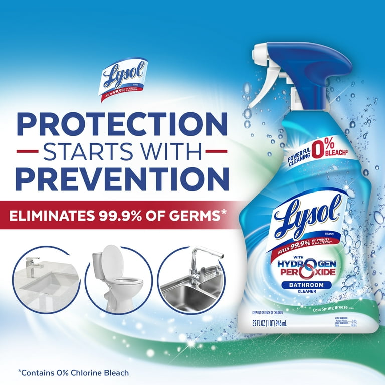 Lysol Power Bathroom Cleaner, 32 fl oz/946 mL Ingredients and Reviews