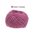 thumbnail image 3 of Uxcell 82ft Jute Twine 0.04inch 3 Ply Natural String for DIY Crafts Fuchsia, 3 of 7