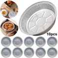 thumbnail image 4 of Bandeja para Horno Papel Aluminio 10/20 Uds. Desechable 6/7/8/9/16/18 Pulgadas, 4 of 9