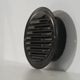 thumbnail image 4 of Grille d'Aération Ronde en Acier Inoxydable 70-200 mm, Outil de Ventilation pour Conduits Muraux Extérieurs, Couvercle de Ventilation pour Conduits Ronds, Accessoires, 4 of 12
