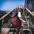 thumbnail image 5 of Fashion Men Female Oxford Large Capacity Bags Preppy Style Leather Backpacks, 5 of 5