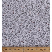 Cotton Nifty Nurses Happy Hats Medical Cotton Fabric Print by the Yard 691-800-B