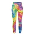 thumbnail image 5 of Renewold Colorful Tie-dye Leggings with Pockets for Women Ladies Athletic Pants Compression Leggings High Waisted Butt Lifting Printed Leggings Womens Preppy Leggings, 3XL, 5 of 8