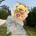 thumbnail image 5 of Lindo gato Garfield de peluche, juguete de peluche, adorable gato de dibujos animados, ramo de flores, regalos creativos para el día de San Valentín, Navidad y graduación, 5 of 5