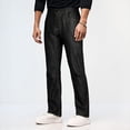 thumbnail image 7 of GINGTTO Men's Elastic Waist Jeans Baggy Straight Leg Denim Pants Casual Relaxed Fit Stretch Skateboard Work Pants with Pockets, 7 of 7