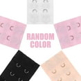 thumbnail image 4 of Pungan Bra extender 2 hook 5pcs Ladies Women Elastic Bra Lingerie Extenders 2-Hooks 3 Rows Extension Straps (Random Color),2.01"X1.26"X0.08", 4 of 10