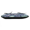 thumbnail image 3 of Dinosaur Chair Seating Cushion Set of 2, Cartoonish Abstract Extinct Animals She-rex Dino Girl, Seat Pads for Office with Anti-slip Backing, 16"x16", Dark Indigo and Multicolor, by Ambesonne, 3 of 7