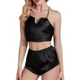 thumbnail image 1 of Conjunto de pijamas para mujer, sin mangas, con tiras y espalda abierta, Top corto, pantalones Abanopi Camisón, 1 of 7