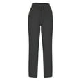 thumbnail image 7 of Yuzhih 2 Pack Women's Cotton Linen Pants 2024 Fall Casual Loose Drawstring High Waist Tapered Pants with Pockets, 7 of 7