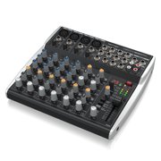 Behringer XENYX 1202SFX Premium Analog 12-Input Mixer with USB Interface, Bundle with TAPH100 Headphones, 2x Instrument and Microphone Cables