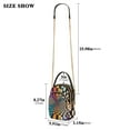 thumbnail image 2 of FORMRS Crossbody Bag for Women Quilted Travel Shoulder Cell Phone Purse with Chain Strap Handbag, Beige Wavy Plaid, 2 of 7