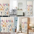 thumbnail image 6 of Spring Floral Fabric Shower Curtain Watercolor Flowers Vintage Washable Shower Curtains for Bathroom, Waterproof Bath Curtain with Hooks Home Decor 36x72in, 6 of 8