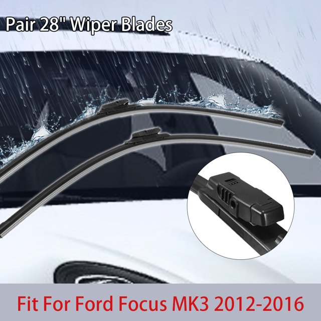 Pair 28'' & 28'' Front Windscreen Wiper Blades For Ford Focus MK3