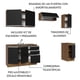 thumbnail image 4 of Cocina Integral con Acessorios 240cm Glamy Marrón/Negro, 4 of 5