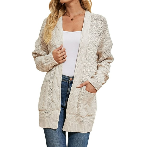 EINCcm Sweaters for Women, Fall Clothes for Women 2022, Women's Knit  Cardigans Loose Slouchy Wrap Chunky Sweaters Coat Winter Solid Color Jacket