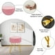 thumbnail image 3 of Taburete Leesingdo de terciopelo con patas ajustables, 3 of 7