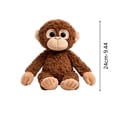 thumbnail image 3 of Cute Monkey Plush Doll Pillow, Soft Skin-Friendly High-Elastic Stuffed Rag Toy, Adorable Big Eyes Healing Sleep Companion for Childs Girls Birthday Christmas Festival Gift Home Car Decor, 3 of 8