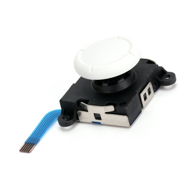 Joystick Replacement, Lightweight Joystick Thumb Stick Comfortable Wear Resistant for Switch Lite Controller Black,White,Blue,Red