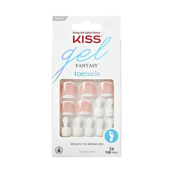 KISS Gel Fantasy Toenails- Walk A Mile In FT01