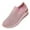 Pink, variant on WHLBF Shoes for Women Wedge Heel Casual Breathable Oversized Diamond Studded Fly Woven Shoe Size 9