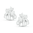 thumbnail image 2 of Bling Jewelry Womens Best Friend Animal Lover Studs Earrings Two Kitten Cat, 2 of 6
