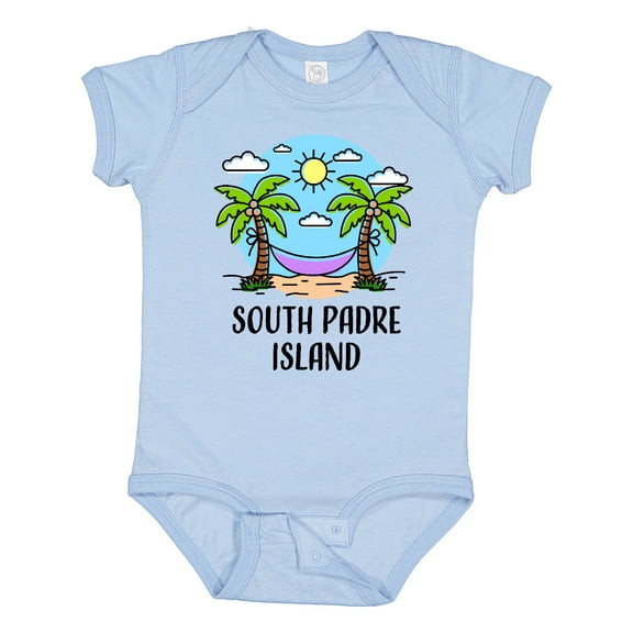 Inktastic Summer Vacation in South Padre Island Boys or Girls Baby Bodysuit