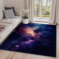 thumbnail image 1 of 2x3 Rug, Galaxy Door Mat Washable Non Slip Soft for Entryway, Outer Space Nebula Rug, Universe Carpet, Galaxy Home Decor & Gifts, 1 of 7