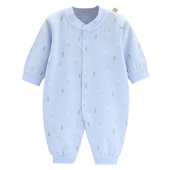 gdxvjhbj Baby Clothes Boy Baby Boy Clothes Print One Piece Romper Baby Coming Home Outfits Newborn Boy Outfits 0 3 6 9 12 18 24 Months (Sky Blue,9-12 Months)