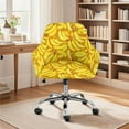 thumbnail image 3 of FOR U DESIGNS Banana Print Dining Chair Slipcovers Reusable Vanity Armchair Cover Office Desk Chairs Protector Covers for Vanity Living Room Bedroom, 3 of 8