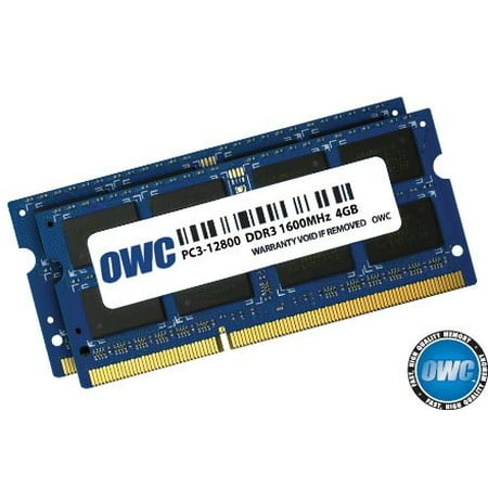 Owc 8gb 2x4gb Pc3 Ddr3l 1600mhz So Dimm 4 Pin Cl11 Memory Upgrade Kit For Imac Mac Mini And Macbook Pro Walmart Canada