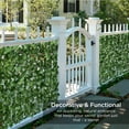 thumbnail image 3 of Best Choice Products 94x59in Artificial Faux Ivy Hedge Privacy Fence Screen for Outdoor Decor, Garden, Yard - Green, 3 of 8