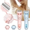thumbnail image 2 of Clerance! Blue Hair Removal Device For Women Double Head Shaver Private Hair Trimmer Electric Shaver Hair Removal Device For Women, 2 of 5