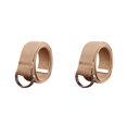 thumbnail image 1 of Guardurnaity Cinturón de cintura Hombres Mujeres Exquisito Anti-óxido Doble anillo Recortable Ajustable Transpirable Jeans Cinturones Cintura Caqui 2piezas, 1 of 6