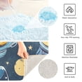 thumbnail image 4 of Toilet Rug Set Non-Slip Bathroom Rugs Soft Plush Machine Washable Contour Bath Mat Cute Astronaut Duck Head 24x20/24x16, 4 of 9