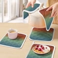 thumbnail image 5 of Burnt Orange Teal Ombre Pot Holders for Kitchen Heatproof Potholder, 5 Pack Modern Abstract Art Aesthetics Hot Pads Multipurpose Oven Pads Cloth Potholders Trivet for Cooking Baking, 5 of 8