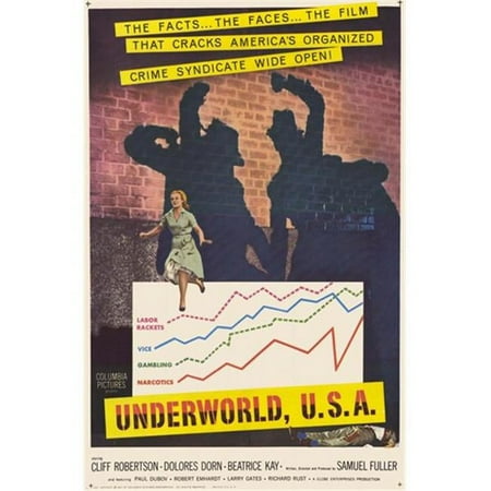 Posterazzi Underworld USA Movie Poster - 11 x 17 in.