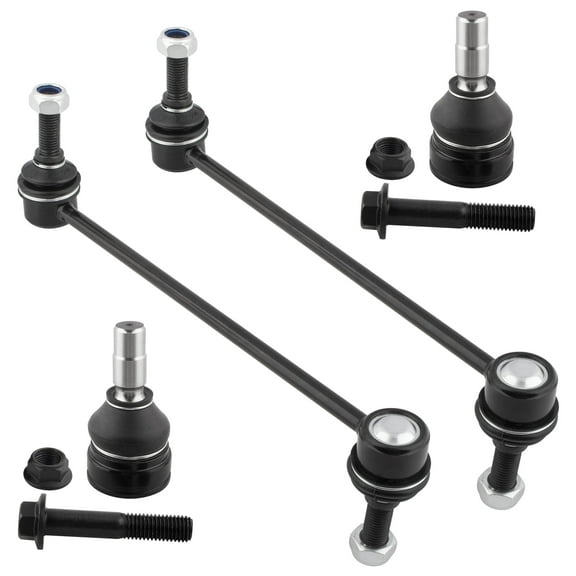 BOXI (Set of 4) Front Stabilizer Sway Bar End Links   Front Lower Ball Joints Kit Front Driver and Passenger Sides Fit for Ford Mustang 2005 2006 2007 2008 2009 2010 | Replace K500033 K80899