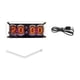 thumbnail image 1 of Reloj de tubo de simulación, alimentado por USB, creativo, moderno, RGB, para entradas, decoración de bares., 1 of 9