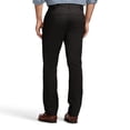 thumbnail image 3 of Pantalones IZOD American Chino negros con frente plano y corte recto para hombre, 3 of 6