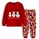 thumbnail image 1 of Pijamas de Navidad para niños, niñas, elfo, Papá Noel, ropa de dormir para niños pequeños, Navidad con sombrero, ropa de dormir, regalo de Año Nuevo, ropa de 2 a 14 años, 1 of 4