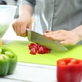 thumbnail image 5 of flexible plastic cutting board mats, set of 6, textured, 6 vivid, translucent colors by better kitchen products, 5 of 5