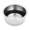 thumbnail image 1 of Cafetera de acero inoxidable, cesta de filtro a presión con capacidad para 1 o 2 tazas, color negro., 1 of 8