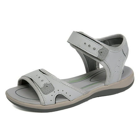 

Women s Hiking Sandals Velcro Cutout Sandals Arch Support Orthopedic Wide Width Lightweight Comfortable Outdoor Sport Platform Sandals Beach Non-Slip Shoes Dressy Open Toe Wedges Sandals Casual Shoes