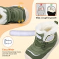 thumbnail image 5 of JOINFREE Toddler Boys Girls Snow Boots Waterproof Warm Boots Outdoor, 5 of 8