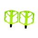 thumbnail image 2 of 2 pedales de bicicleta planos antideslizantes de alto rendimiento para BMX de carretera. Verde, 2 of 9