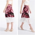 thumbnail image 4 of Rose Stylish Chiffon Summer Beach Dresses for Women, 4 of 6