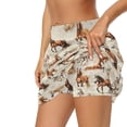thumbnail image 5 of Uorisango Western Horse Tennis Skirts for Women Size 2XL Stretchy Casual Women's Athletic Golf Skorts Skirts Comfortable Breathable Outing Wear with Inner Shorts Relaxed for Workout, 5 of 7