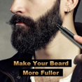 thumbnail image 2 of Kit de bolígrafo para rellenar barba, herramienta de reparación de bigote masculino (marrón oscuro) BRILLAR Rojo Verde, 2 of 5